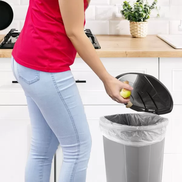 Koš odp. UH s pedálem 21 l šedá
