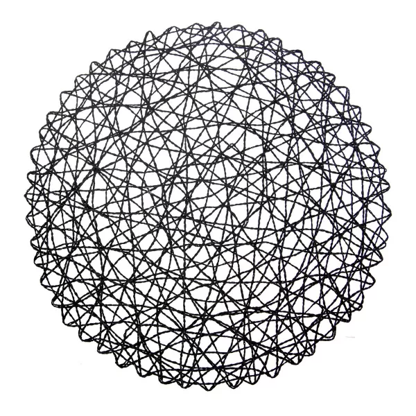 Prostírání papír pr. 35 cm černá