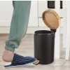 Koš odp. kov/UH s pedálem+bam.víko BLACK 3 l