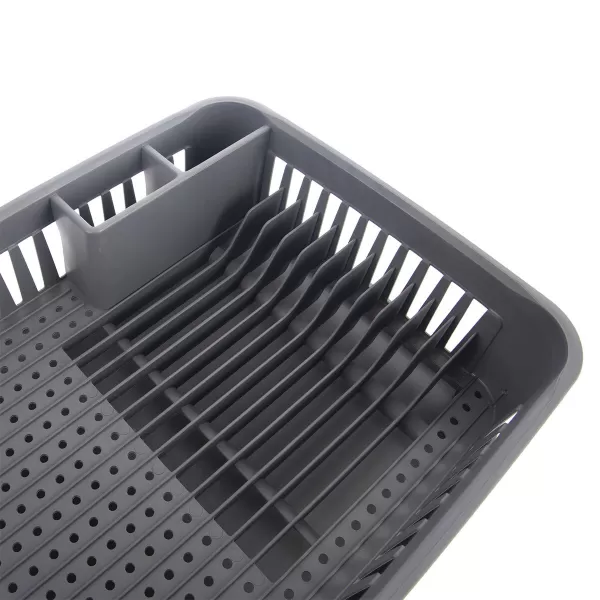 Odkapávač UH Dish 2 díly 43x32x12 cm šedá