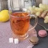 Hrnek sklo 0,45 l čaj