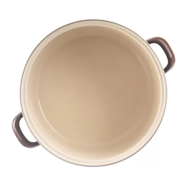 Hrnec smalt BROWN Lem 10 l