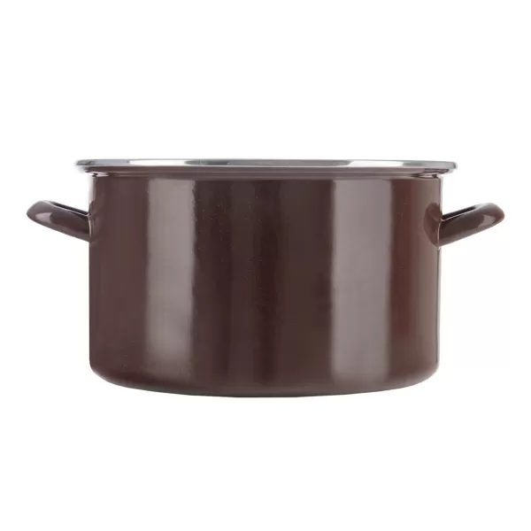 Hrnec smalt BROWN Lem 10 l
