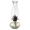 Lampa petrolejová sklo/kov