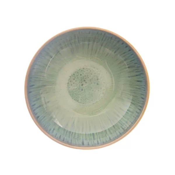 Talíř ker. hluboký GLAZE pr. 20,5 cm zelená
