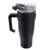 Hrnek TERMO pohár nerez/UH+brčko 1,2 l černá