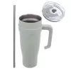 Hrnek TERMO pohár nerez/UH+brčko 1,2 l zelená