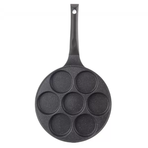 Pánev GRANDE volská oka/lívance pr. 27 cm 7 sekcí hluboká