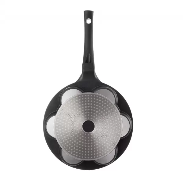 Pánev GRANDE volská oka/lívance pr. 27 cm 7 sekcí hluboká