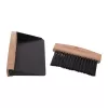 Smetáček+lopatka dřevo/kov mini s magnetem BLACK