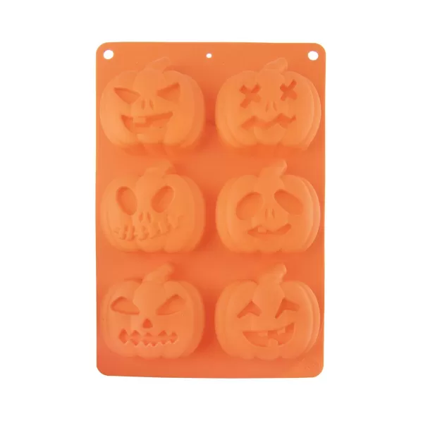 Forma silikon Halloween dýně mix 6 oranžová