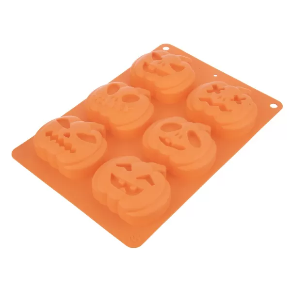 Forma silikon Halloween dýně mix 6 oranžová