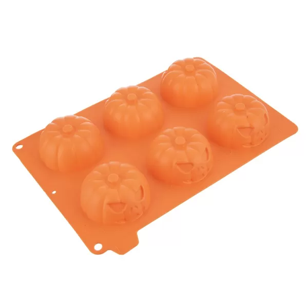 Forma silikon Halloween dýně 3D mix 6 oranžová