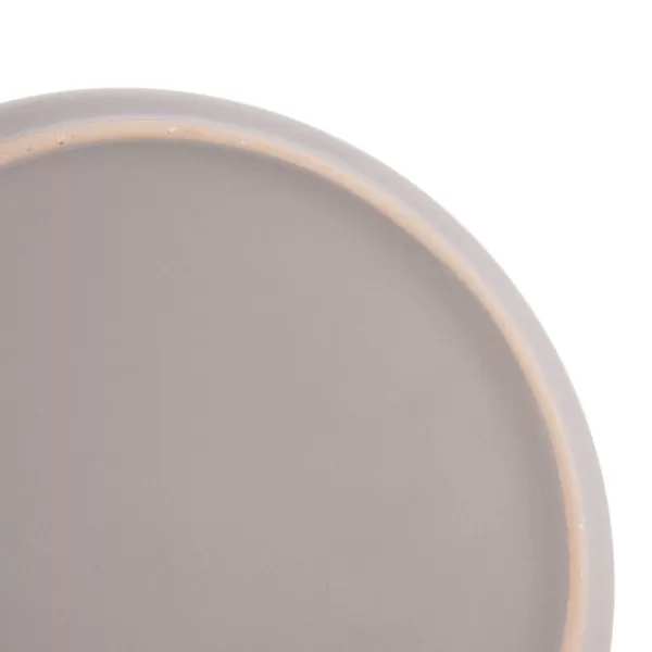 Talíř kamenina dezertní SKANDI pr. 20,5 cm šedá
