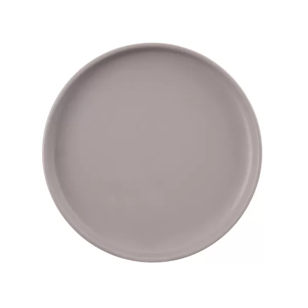 Talíř kamenina dezertní SKANDI pr. 20,5 cm šedá