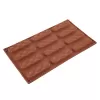 Forma silikon tyčinky 12 hnědá