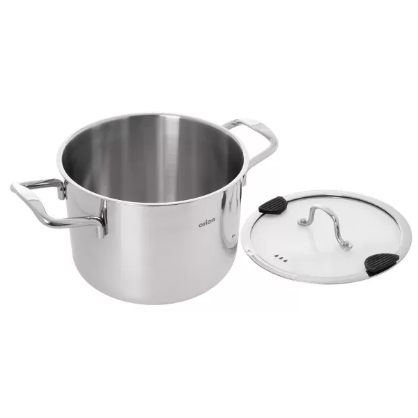 Hrnec nerez VENICE 2,3 l poklice sklo