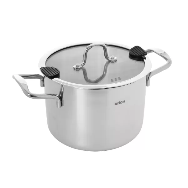 Hrnec nerez VENICE 4,6 l poklice sklo
