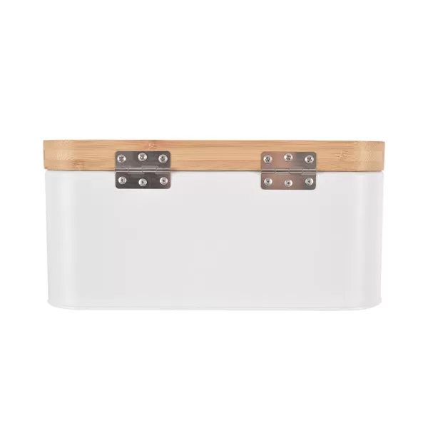 Chlebovka plech/bambus 30x19,5x14,5 cm WHITELINE