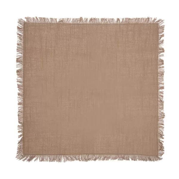 Ubrousek bavlna 4 ks 45x45 cm hnědá