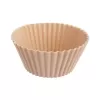 Formička silikon košíček muffiny 6 ks béžová