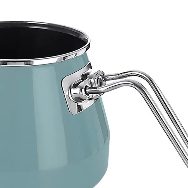 Čajník smalt GREENISH Lem 2 l
