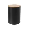 Dóza plech/bambus pr. 11 cm BLACK