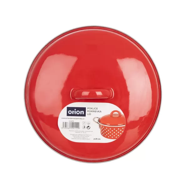 Poklice smalt Lem pr. 21 cm červená