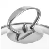 Poklice sklo pr. 18 cm nerez úchyt loop