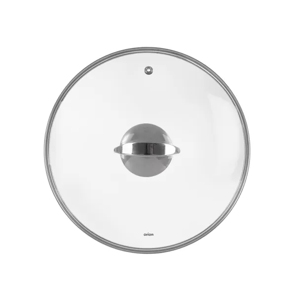 Poklice sklo pr. 24 cm nerez úchyt loop