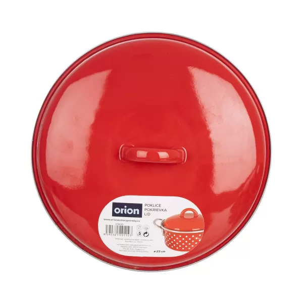 Poklice smalt Lem pr. 23 cm červená