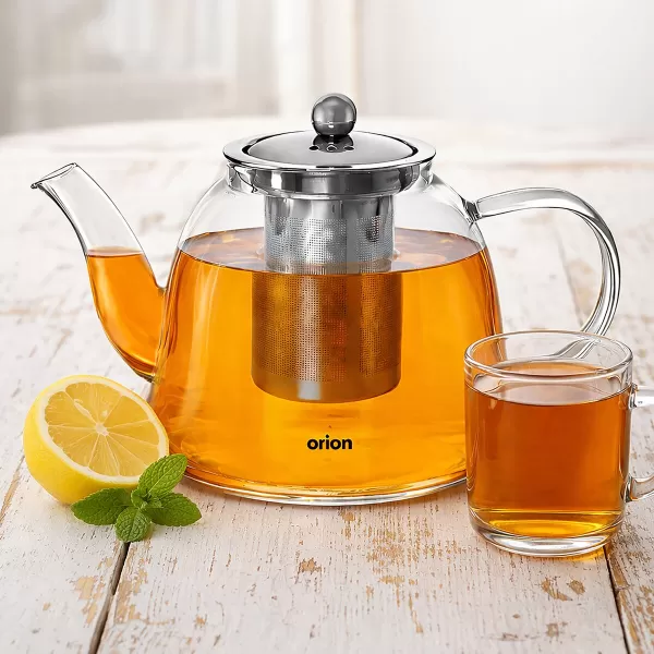 Konvice borosil. sklo+filtr nerez 1,6 l