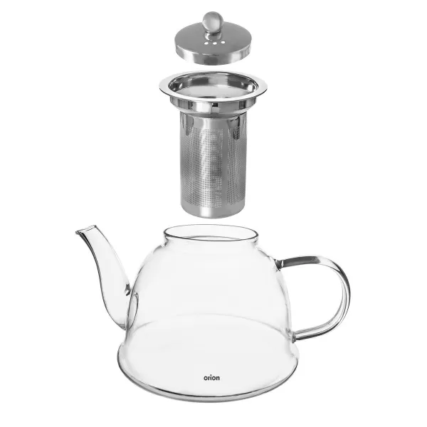 Konvice borosil. sklo+filtr nerez 1,6 l