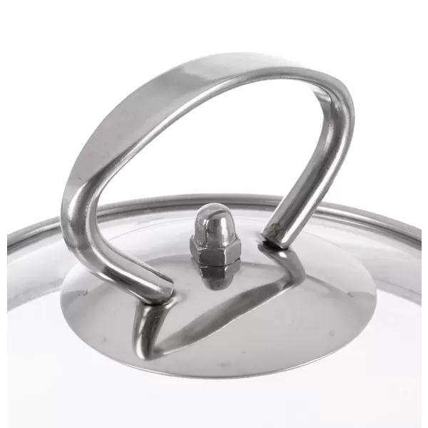 Poklice sklo pr. 28 cm nerez úchyt loop