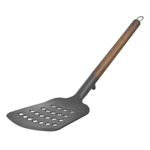 Obracečka termoplast PBT/nerez s otvory 34, 5 cm WOODEN