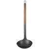 Naběračka plná termoplast PBT/nerez WOODEN 33x10 cm