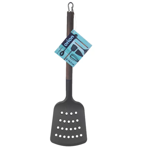 Obracečka termoplast PBT/nerez s otvory 34, 5 cm WOODEN
