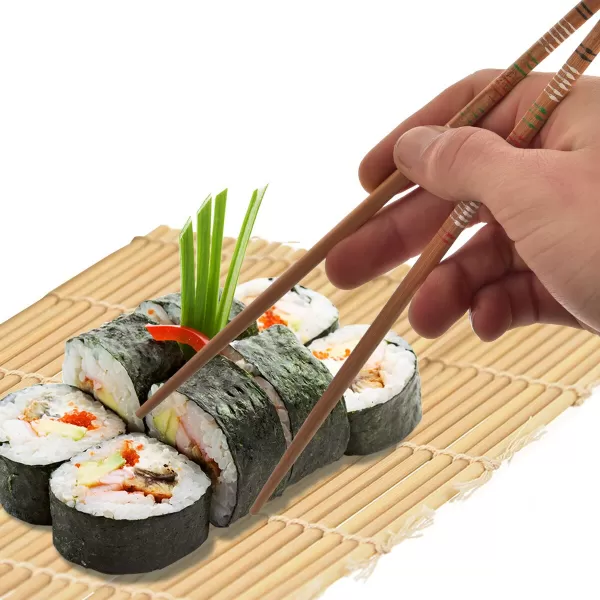 Jídelní hůlky dřevo sushi 5 párů