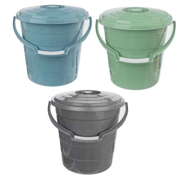 Vědro UH Hobby s víkem 15 l mix