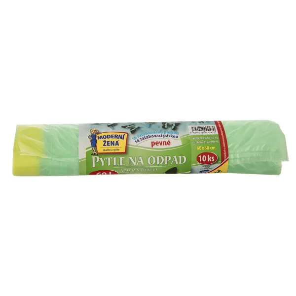 Sáček na odpad zatahovací 60 l/10 ks mix