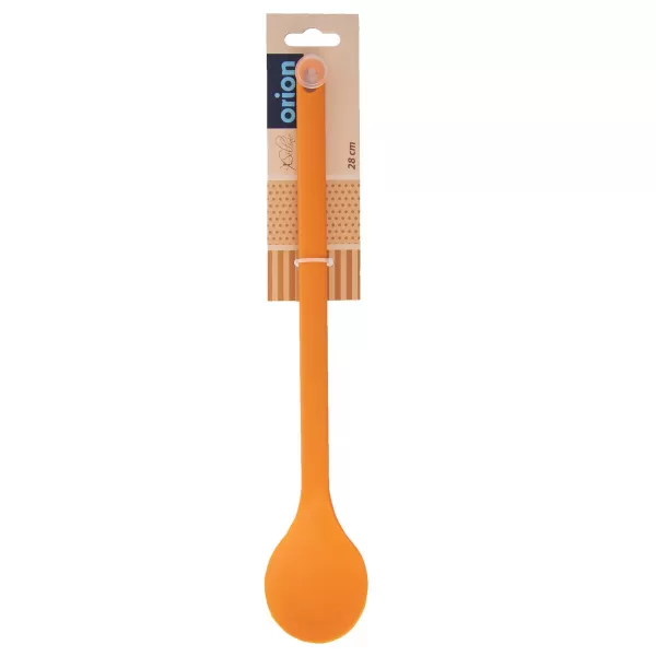 Vařečka silikon kulatá 28 cm oranžová