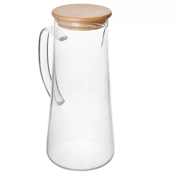 Džbán borosil. sklo+víčko bambus 1,5 l