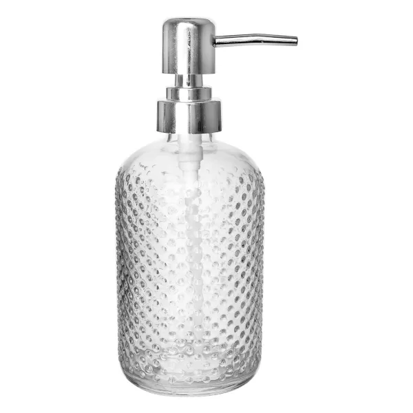 Dávkovač mýdla sklo/UH tečky 0,45 l