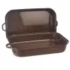 Pekáč smalt BROWN 31,5x18,5x11,5 cm víko