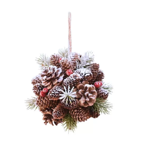 Koule UH šiška RED závěsná pr. 16 cm